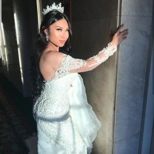 Luxury bridal crown
